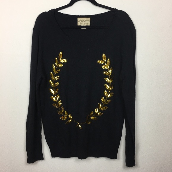 Wildfox White Label sequin laurel angora sweater - Picture 10 of 10
